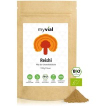독일직구 myjimal Organic Reishi 파우더 100 g 비건 100% 퓨어 네이쳐스러움 플라스틱 프리 포장 Ganoderma Lucidum 광택 래커 폴링 링지 버섯, 수량, 상세참조