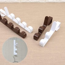 자취방꾸미기 문걸이 도어행거 5개 아이방 전셋집 좁은공간 화장실문 원룸 대학생방, 5단-브라운