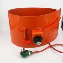 드럼히터 드럼밴드 히터 200 l(55 갤런) 125x1740x1.8mm 1000w1500w 220v 유연한 실리콘 밴드 담요 오일 바이오 디젤 플라스틱 금속 배럴, 1500w, 02 1500W