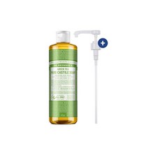 닥터브로너스 그린티 퓨어 캐스틸 솝 475ml+펌프