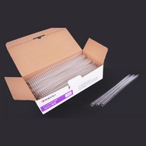 간편한 제본 깔끔한 문서 크리스탈링 34mm 와이어제본링 제본기링 컬러코일링 제본용링 스프링제본 제본링