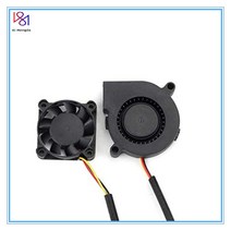 4010 5015 DC 5V Prusa i3 MK3 쿨 송풍기 팬 키트 압출기 3D 프린터 용 핫 엔드 쿨러 라디에이터 DIY 부품 액세서리, [02] 2pcs, [01] 4010