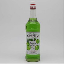 음료베이스 모닌 그린애플시럽 1L, 1