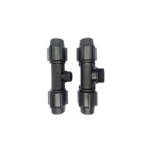 [도남농자재] 밸브 PE 티바디 나사 몸통티 농자재 관수자재, 25mm×16mm, 1개