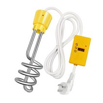 가정용 물데우기 온수 히터봉 220v 전기 온수기 순간온수 가열기, 옐로우 2000W  1.6m