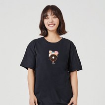 오너클랜 키밍 도넛 청바지코디 기본여름반팔티 귀여운티셔츠