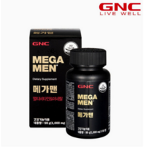 [GNC] 메가맨 멀티비타민 앤 미네랄 (90정) 45일분, 90정, 3개