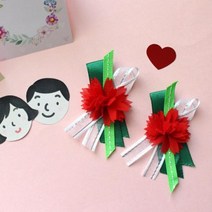 도토리디자인 미니 카네이션 브로치 5set 10개입 학습만들기재료