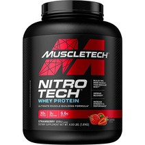 머슬테크 니트로 웨이 보충제 아이솔레이트 테크 단백질, 1.8kg × 1개