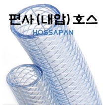 편사호스 25mm x 45M 투명 내압호스 가정용 원예용 세차용 물호스 텃밭용, 1개