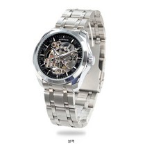 디엔 오토메틱 스켈레톤 손목 시계 태엽 남자 남성 패션 직장인시계 비지니스 클래식