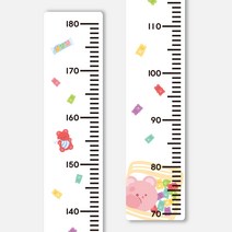 루키마켓 북유럽 디자인 유아 아이 어린이 키재기자, 5.포켓젤리