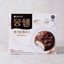 [메가마트]롯데 몽쉘 크림 케이크 384g, 1개