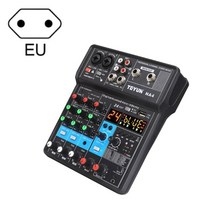 오디오인터페이스 오인페 홈레코딩 오디오 믹서 휴대용 사운드 믹싱 콘솔 USB 인터페이스 컴퓨터 입력 48V, 01 EU