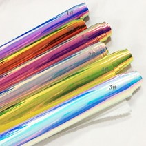 50X137CM 거울 가죽 라듐 필름 특수 패브릭 다채로운 홀로그램 레이저 인조 가방 소재, [04] number 4