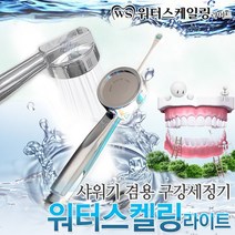 샤워기 겸용 전기NO 구강세정기 워터스켈링 라이트, 단품, 단품