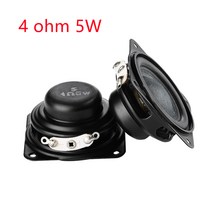AIYIMA 2Pcs 1.5인치 미니 풀레인지 휴대용 스피커 4옴 5W/10W 롱 스트로크 베이스 하이피 스테레오 사운드 라우드스피커 홈시어터, 4옴 5W