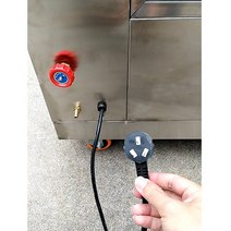 전기구이통닭 옛날 치킨 통구이 족발 에어프라이어 오븐 상업용 오븐 가스 랙 흐름 회전 자동 대용량 마구간 고구마 및 고구마 기계, 220v 가스오븐(개점용)
