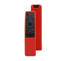 스마트 리모컨 만능 리모콘 스위치 블루투스 tv 삼성 스마트 tv 용 실리콘 보호 케이스 bn59-01312a 01312h bn59 01241a 01242a 리모컨 커버, 빨간색