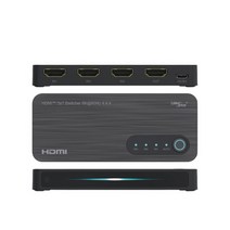 랜스타 8K 60Hz/240Hz V2.1 3대1 HDMI 선택기 셀렉터 LS-AS302N, 1개