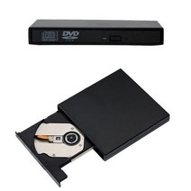 외장cd롬 디비디플레이어 리더기 외부 DVD ROM 광학 드라이브 USB 20 CDDVDROM CDRW 플레이어 버너 슬림 휴, 01 Black