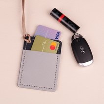 [레더키트]가죽공예DIY키트 목걸이 카드지갑 만들기 1세트 천연사피아노 랜덤색-취미 방과후 복지센터 수업재료, 사피아노(목걸이)/랜덤색