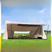 대형 캠핑 캐노피 A타워 텐트 야외 방수 및 차양 퍼걸러, 쉼터 단일 세트(500x300x240cm)