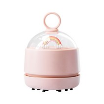 MOTAWISH-핸드 헬드 무선 진공 청소기 가정용 자동차 미니 USB 충전 휴대용 키보드 데스크탑, 03 분홍색