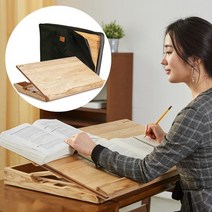 곧은나무 명품 각도조절 독서대 800 오크 보관가방 세트 필기독서대, 800_오크내츄럴, 오른손, 가방 800 블랙