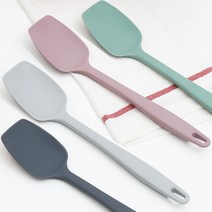 국내생산 프리미엄 실리콘 스패츌라 요리스푼, 스파츌라(그레이)