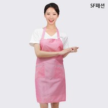 얇은 한복단 앞치마 핑크앞치마, FREE(KAE15), 골드