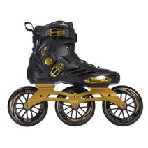 [큰바퀴인라인] 성인인라인스케이트 롤러브레이드 바퀴 휠 부품 스피드 신발 레이싱 신발 스니커즈 여성 남성 용 프로, 37, 세 개의 큰 바퀴-125