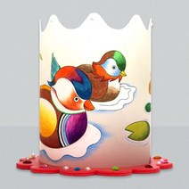 [필아트샵]new전통사각 조명등(전등갓), 원앙