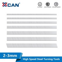 터닝 공구 도구 선반 인서트 Xcan 2-3mm 고속 강철 선삭 공구 cnc 선반 선삭 공구 막대 흰색 강철 선반 가공 공구, 2x12x200