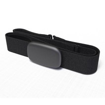심박계 팔뚝심박계 fitcent 5.3khz 심박수 모니터 스트랩 블루투스 ant+ hr sensor for peloton garmin watch polar wahoo ddp, 검은색