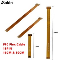 라즈베리 파이 제로 카메라 FFC 케이블 플렉스 15 핀 16CM 30CM 리본 3/2/b/b, [02] 30cm
