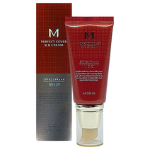 미샤 M 퍼펙트 커버 비비 크림 50ml 커버력좋은 비비크림, 1개, 21호 라이트 베이지