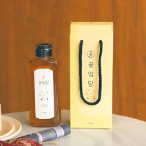 꿀임당 제주 벌꿀 튜브 500g 야생화 제주도 꿀 선물세트+선물상자