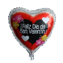 지구본 5/10pcs 18inch TE AMO Spanish 나는 호일 풍선 하트 모양 헬륨 에어 글로브 발렌타인 데이 웨딩 장, 47 style47_01 5pcs_01 18 인치