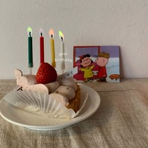 무지개초 크레용초 미니생일초 생일파티초 이벤트초 파스텔초 생일초 특이한초, 무지개크레용초