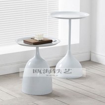 스탠딩테이블 이동식테이블 사이드테이블 침대테이블 럭셔리 커피 테이블 세트 현대 금속 트레이, 7.B   SET