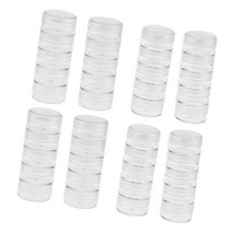 GHSHOP 8 세트 5 레이어 Stackable 연동 스크류 컨테이너 보관함 5/10g