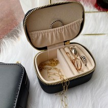 미니 주얼리 악세사리 보관함 여행용 외출용, 원컬러