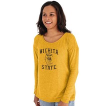 Reserve Collection by Blue 84 여성용 아늑한 크루넥 스웨트셔츠 볼트, Wichita State Shockers