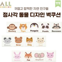[올쿠션]정사각 동물 디자인벽쿠션 어린이안전 벽매트 합리적인 가성비 인테리어*30x30(방염), 판다