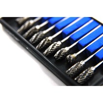 핸드피스 왁스바 B형 10종세트 / 샹크 2.35mm 다목적바