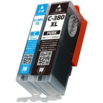 일본직발송 3. C - JETANK BCI -380XL (PGBK [최우량 안료] 블랙) × 1 BCI -381XL (C 시안) × 1 - 총 2, 상세 설명 참조0, 상세 설명 참조0, One Size_BCIbr-380XL PGBKBCI3