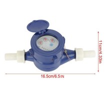 물 워터 미터 측정기 정원 앰프와 호환되는 피팅이있는 유량계 수량계 냉수 가정 8
