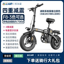독일 ZSUN 배달용 접이식 전동 전기자전거, 48V, F8--15AH 약 60KM