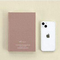 고급 양장 라인노트 (컴팩트한 B6사이즈 208페이지/360도 펼쳐짐/7.5mm 간격 라인/비침적은 120g 백색 모조지), 1. 아이보리